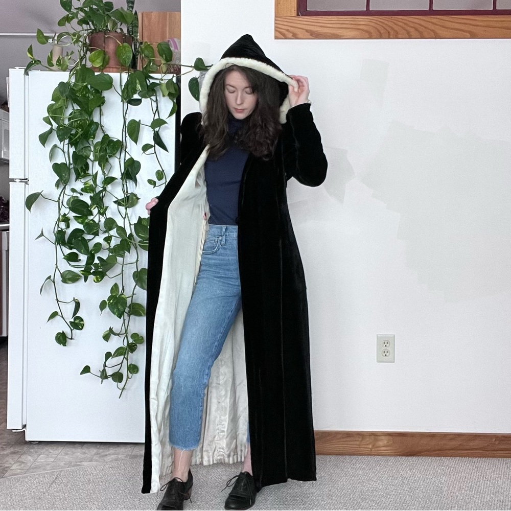 Vintage Velvet Opera Coat
